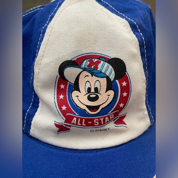 Vintage‎ 80s Disney Mickey Mouse all star ball cap - Picture 2 of 4